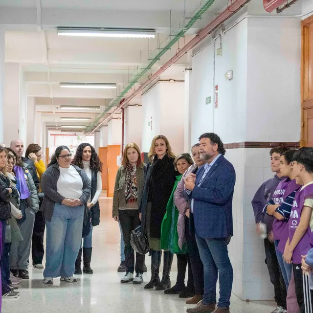 Inauguración del Aula Violeta del IES Carmen Laffon