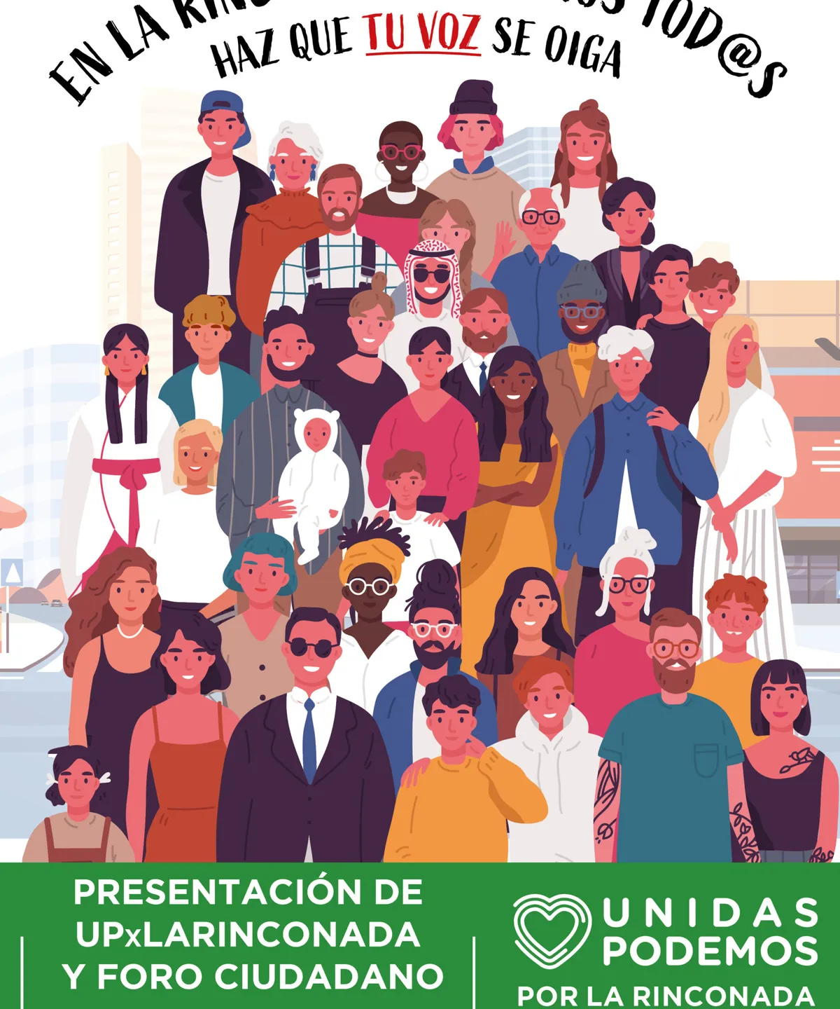 Presentación de UPxLa Rinconada y Foro Ciudadano