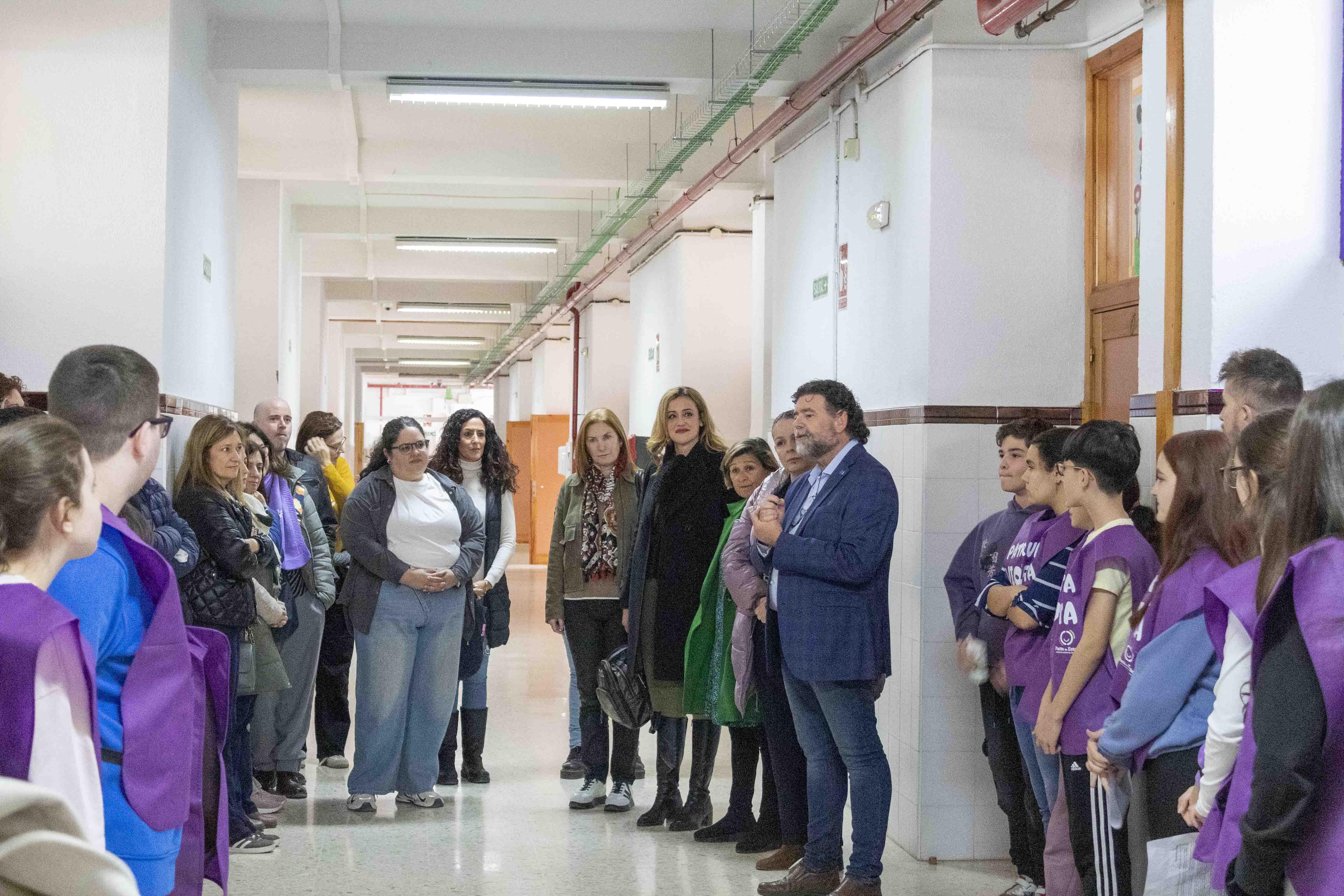 Inauguración del Aula Violeta del IES Carmen Laffon